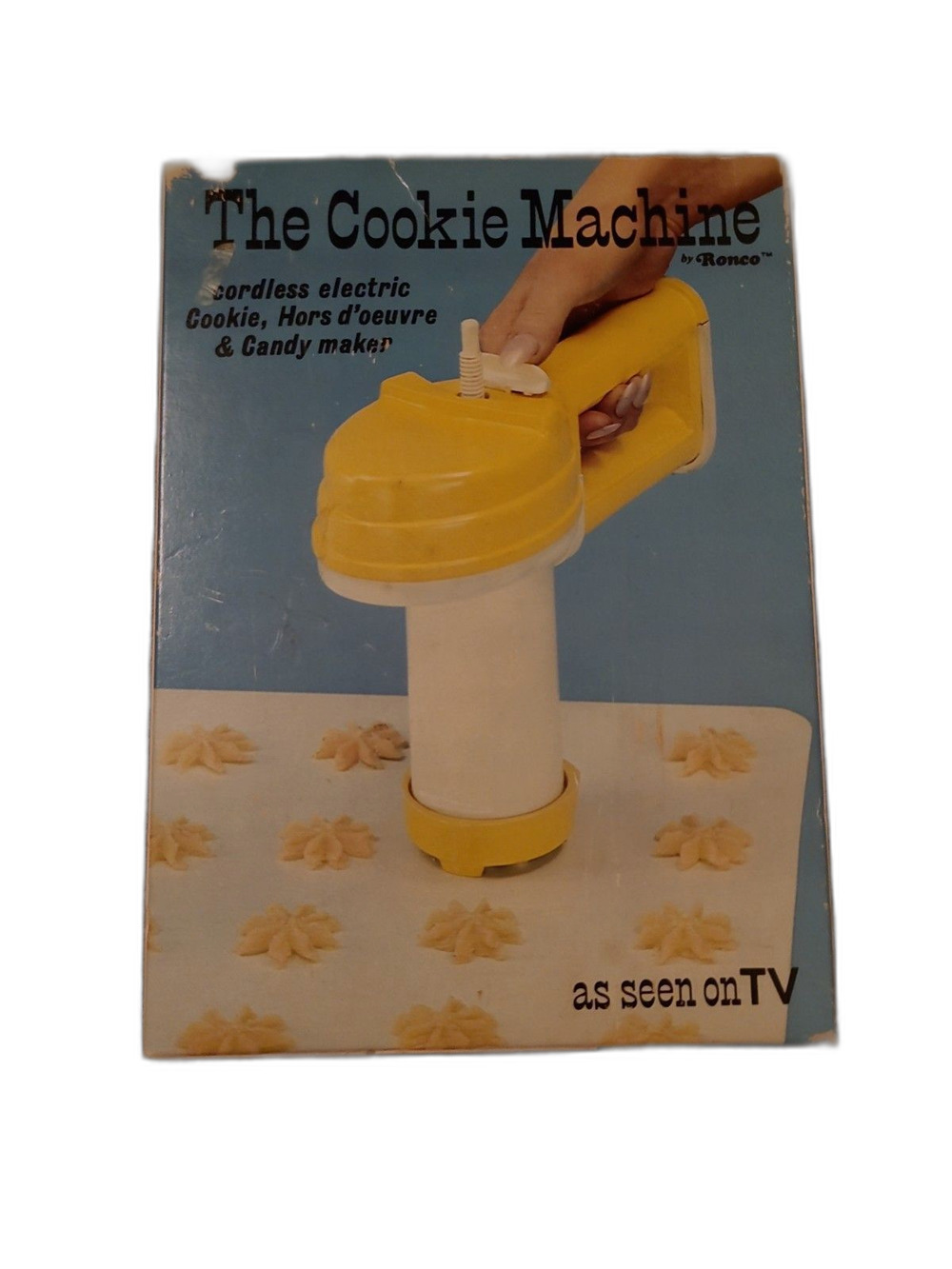 Vintage 1976 Ronco Cookie Machine – Cordless Cookie & Candy Maker